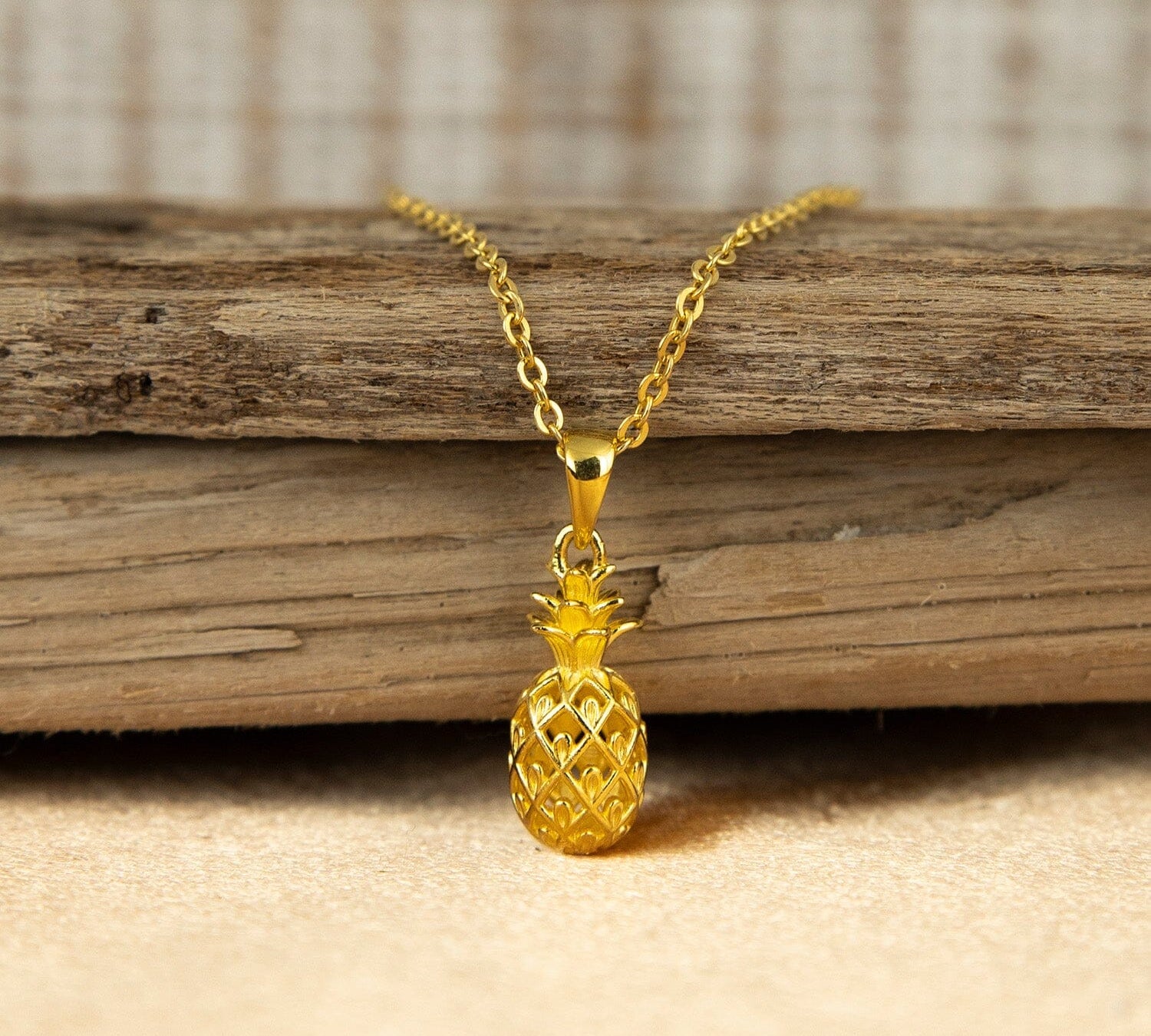 Gold Vermeil Pineapple Pendant Pendant Island by Koa Nani 