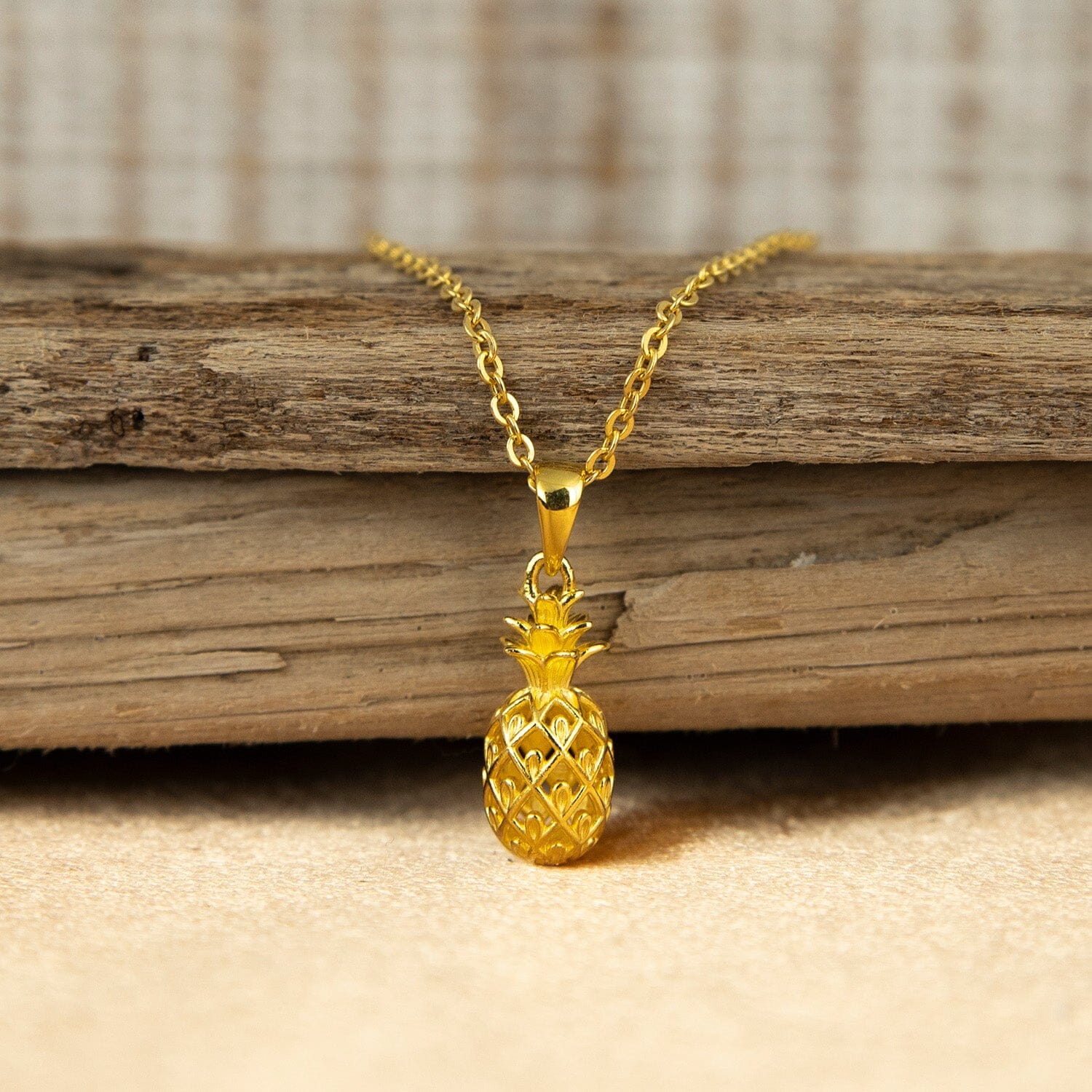 Gold Vermeil Pineapple Pendant Pendant Island by Koa Nani 