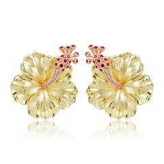 Hibiscus Earrings Earrings Island by Koa Nani 