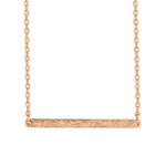 ‘Iliahi Bar Necklace Necklace Island by Koa Nani Rose Gold Vermeil Style 1 