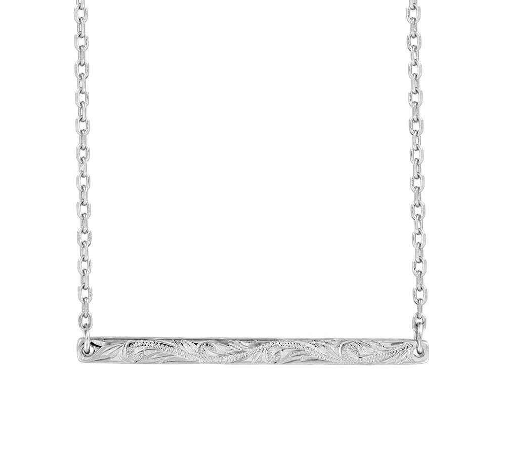 ‘Iliahi Bar Necklace Necklace Island by Koa Nani Sterling Silver Style 1 