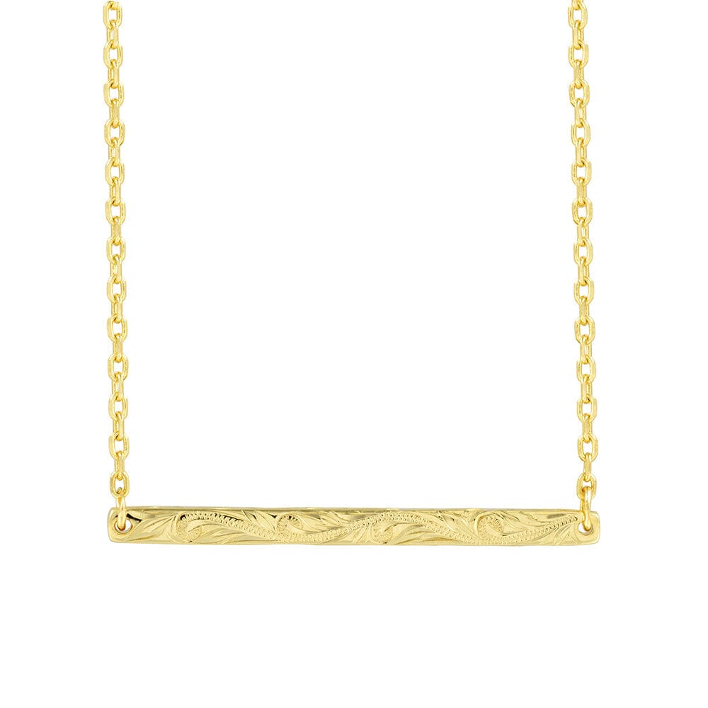 ‘Iliahi Bar Necklace Necklace Island by Koa Nani Gold Vermeil Style 1 