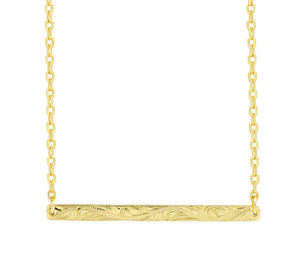 ‘Iliahi Bar Necklace Necklace Island by Koa Nani Gold Vermeil Style 1 