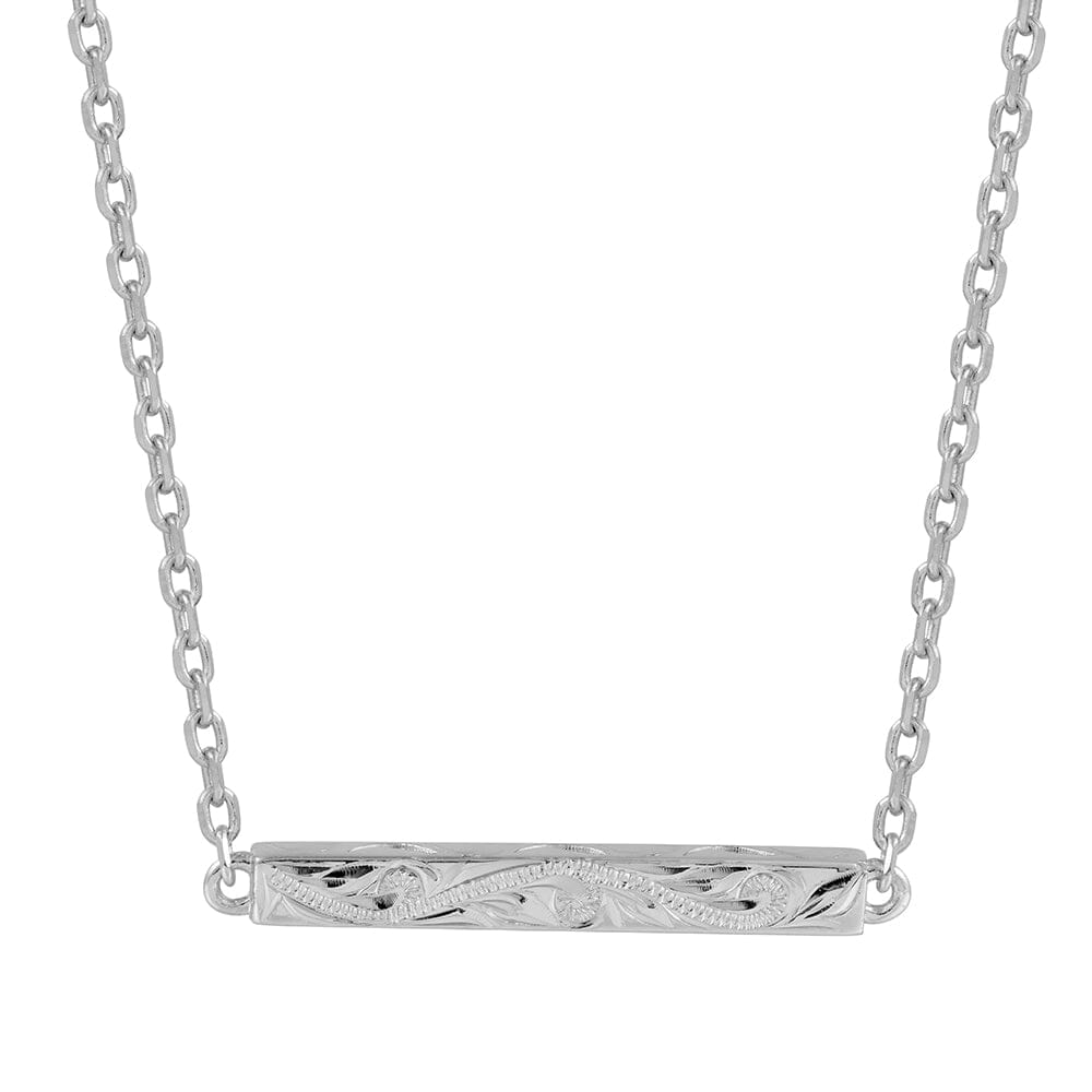 ‘Iliahi Bar Necklace Necklace Island by Koa Nani Sterling Silver Style 2 