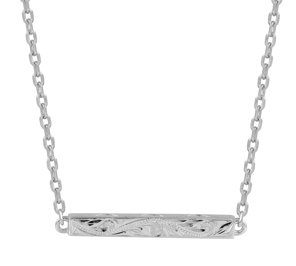 ‘Iliahi Bar Necklace Necklace Island by Koa Nani Sterling Silver Style 2 