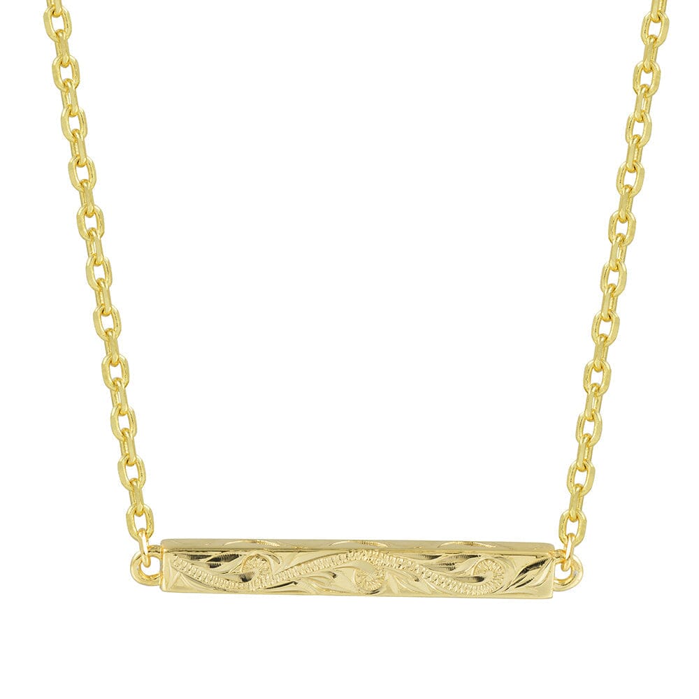 ‘Iliahi Bar Necklace Necklace Island by Koa Nani Gold Vermeil Style 2 