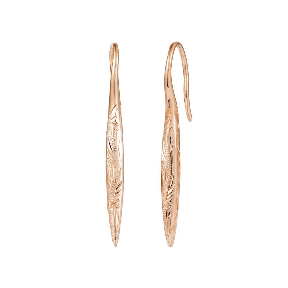 Indira Hook Earrings Earrings Island by Koa Nani Rose Gold Vermeil 
