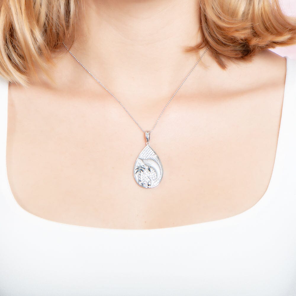Island Marlin Teardrop Pendant Pendant Island by Koa Nani 