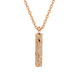 Keilani Bar Pendant Pendant Island by Koa Nani Rose Gold Vermeil 
