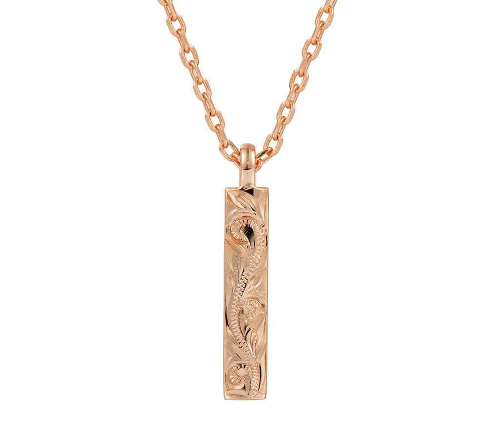 Keilani Bar Pendant Pendant Island by Koa Nani Rose Gold Vermeil 