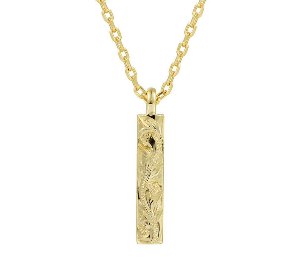 Keilani Bar Pendant Pendant Island by Koa Nani Gold Vermeil 