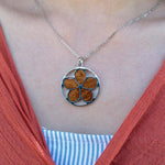 Koa Wood Aloha Plumeria Medallion Pendant Island by Koa Nani 