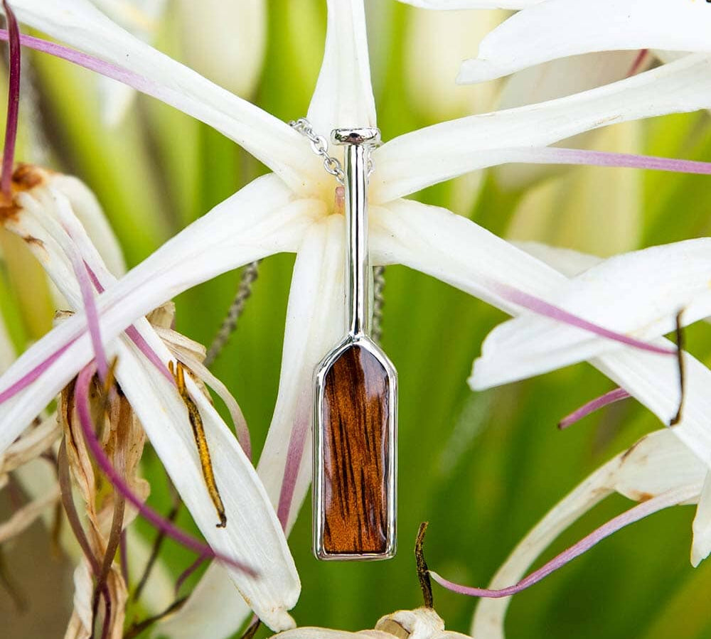 Koa Wood Canoe Paddle Pendant Pendant Island by Koa Nani 