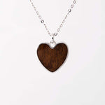 Koa Wood Heart Reversible Pendant Pendant Island by Koa Nani Medium 