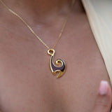 Koa Wood Opah Fish Hook Pendant Pendant Island by Koa Nani 