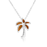 Koa Wood Royal Palm Tree Pendant Pendant Island by Koa Nani 