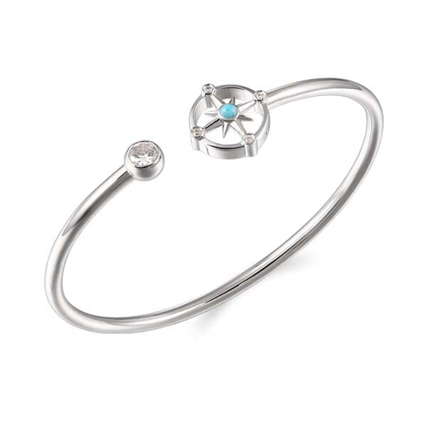 Larimar Compass Sleek Bangle Bangle Island by Koa Nani 