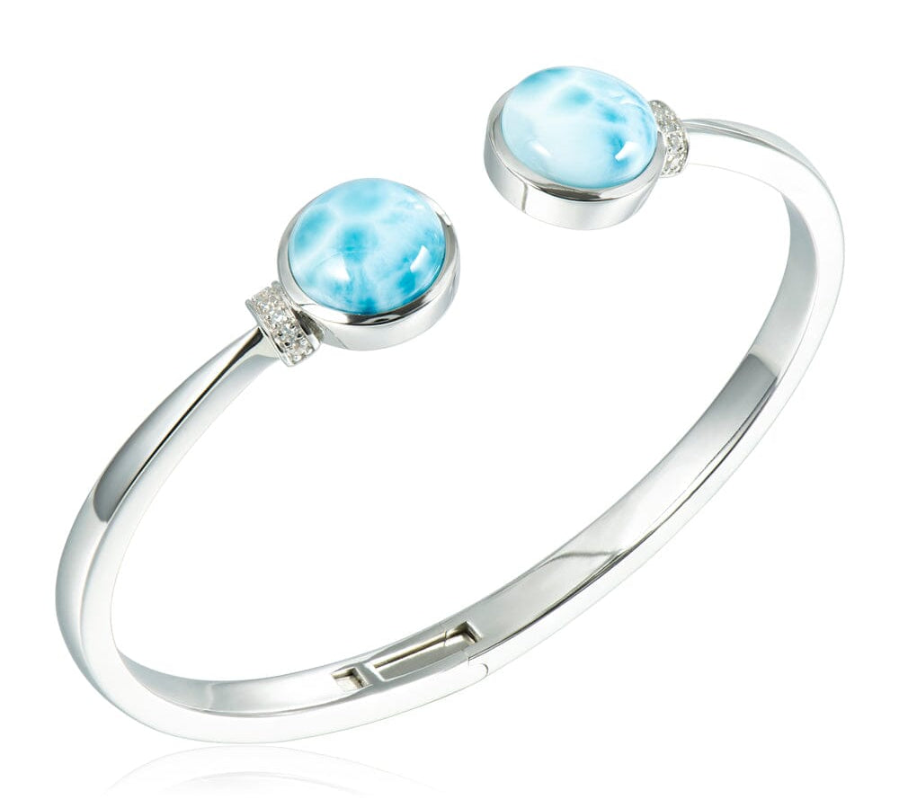 Larimar Halo Bangle Bangle Island by Koa Nani 