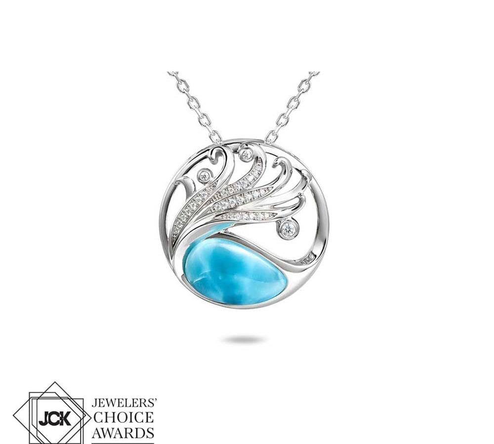 Larimar Laka Pendant Pendant Island by Koa Nani 