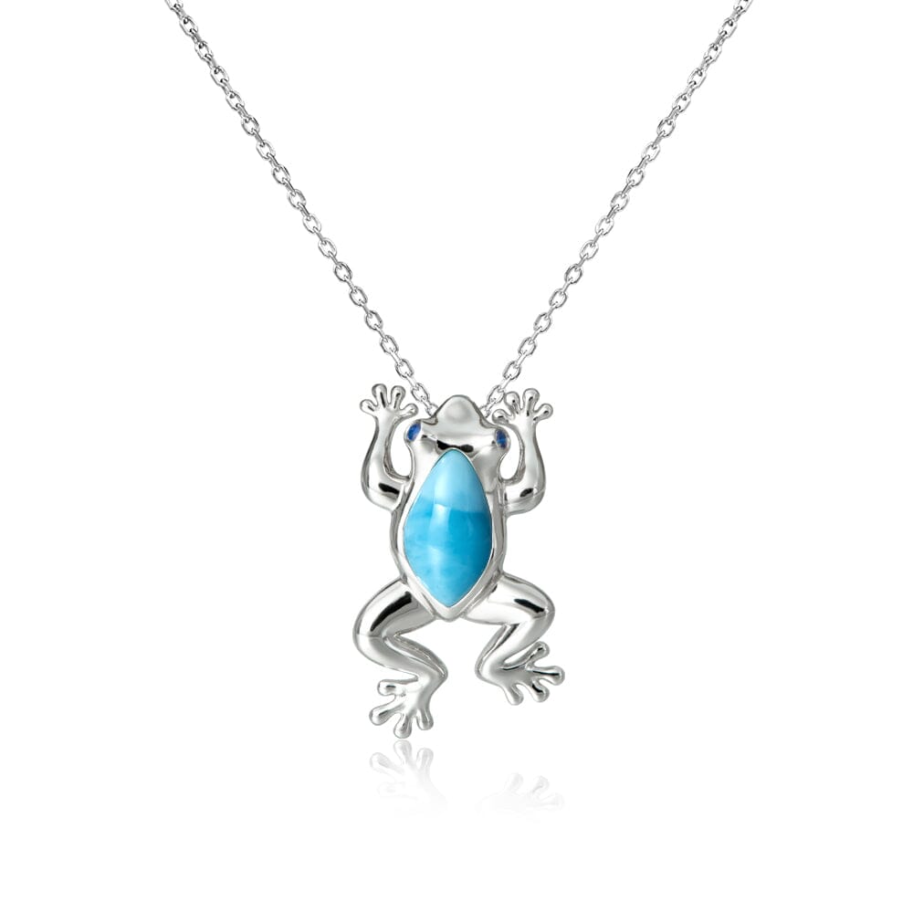 Larimar Leaping Frog Pendant Pendant Island by Koa Nani 
