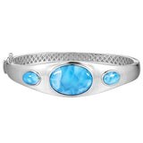 Larimar Moon Phase Bangle Bangle Island by Koa Nani 
