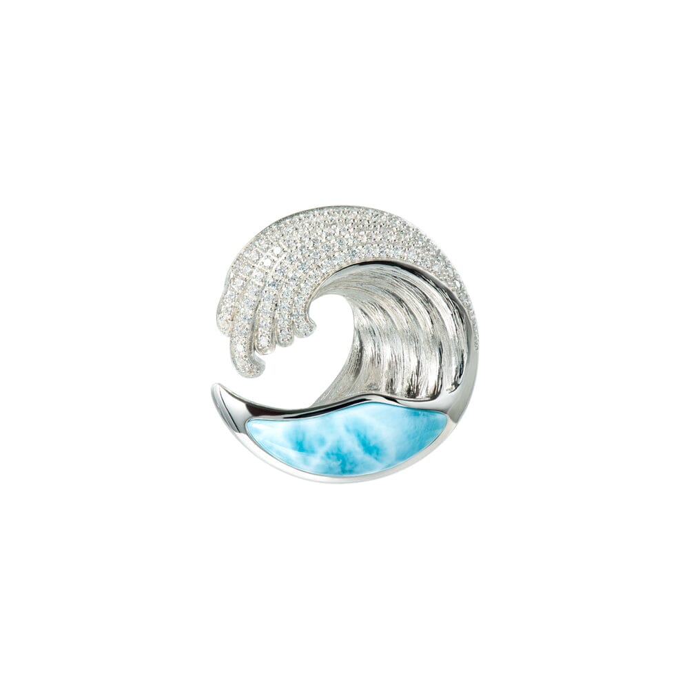 Larimar Ocean Wave Brooch Brooch Island by Koa Nani 