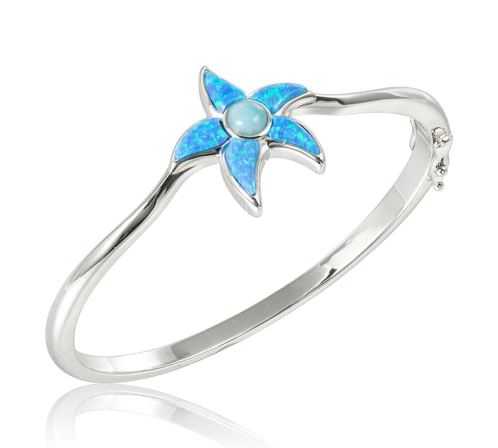 Larimar & Opal Sea Star Bangle Bangle Island by Koa Nani 