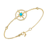 Larimar Pavè Compass Bracelet Bracelet Island by Koa Nani 