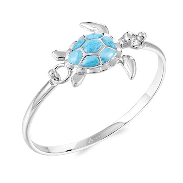 Larimar Tide Pool Honu Converta Bangle Bangle Island by Koa Nani 
