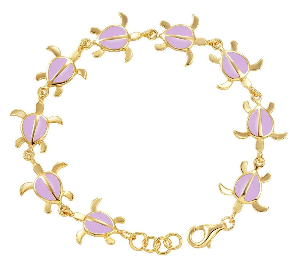 Lavender Blush Honu Bracelet Bracelet Island by Koa Nani 