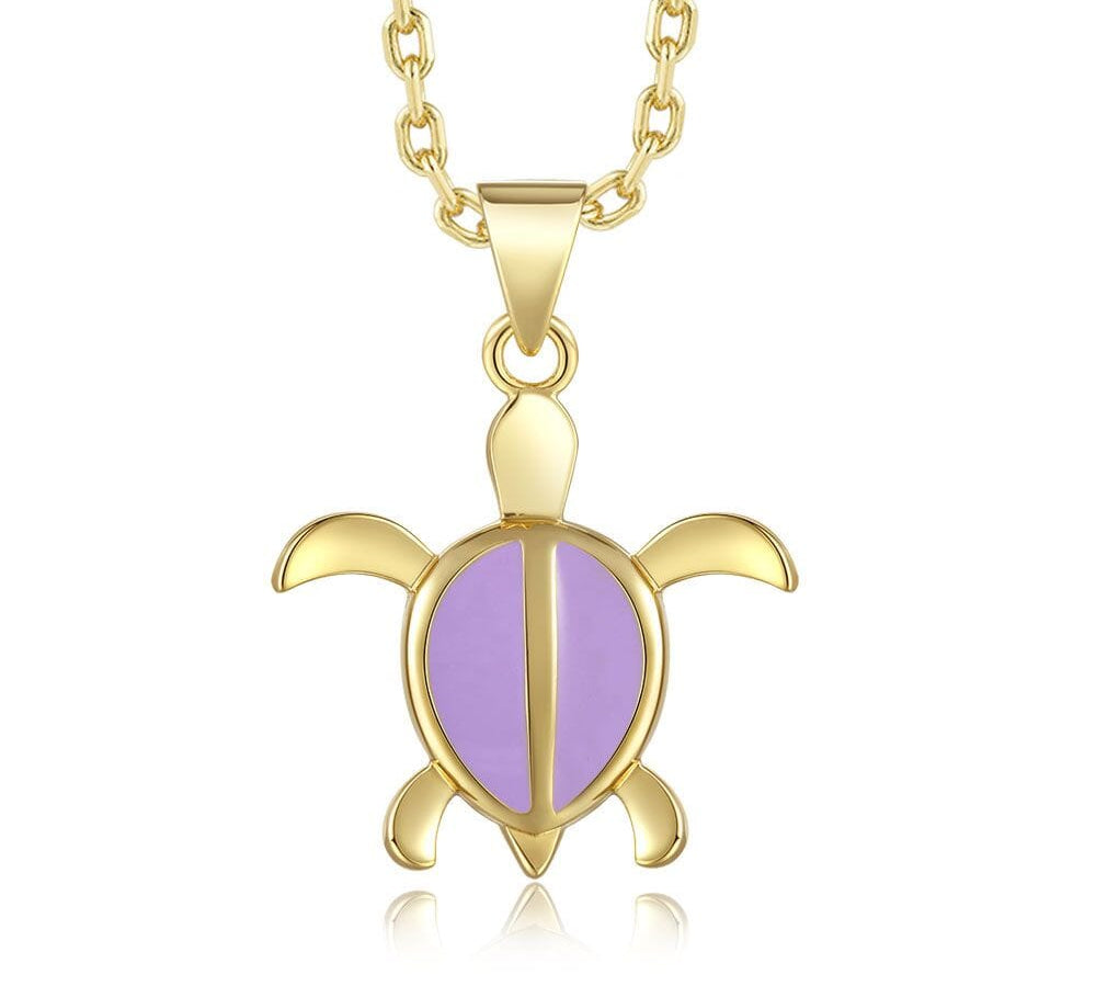 Lavender Blush Honu Necklace Necklace Island by Koa Nani 