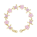 Lavender Blush Pua and Honu Bracelet Bracelet Island by Koa Nani 