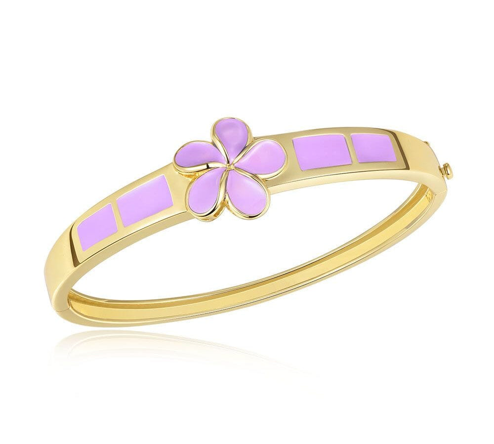 Lavender Blush Pua Melia Bangle Bangle Island by Koa Nani 