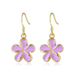 Lavender Blush Pua Melia Hook Earrings Earrings Island by Koa Nani 18mm 