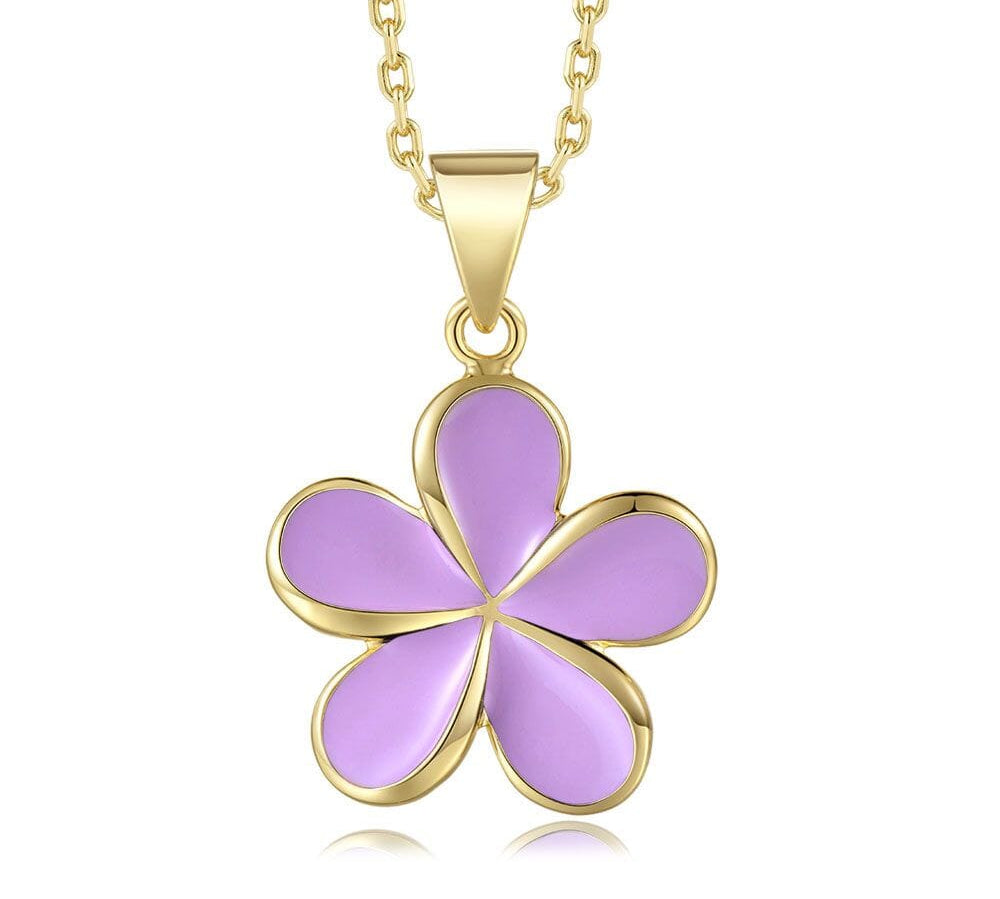 Lavender Blush Pua Melia Necklace Necklace Island by Koa Nani 23mm 
