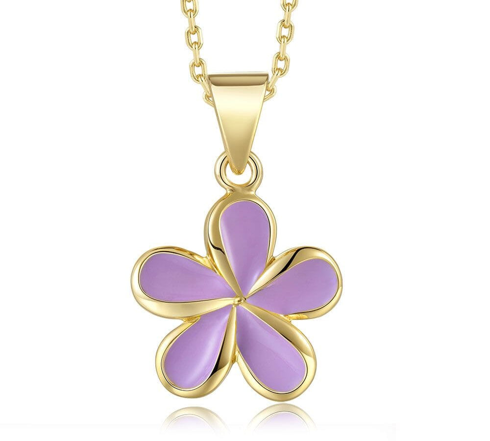 Lavender Blush Pua Melia Necklace Necklace Island by Koa Nani 18mm 