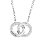 Liora Infinity Ring Necklace Necklace Island by Koa Nani Sterling Silver 