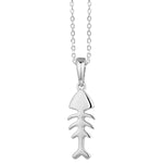 Lucky Fishbone Pendant Pendant Island by Koa Nani 