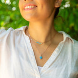 Lyra Opal Circle Pendant Pendant Island by Koa Nani 