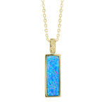 Maelis Opal Bar Pendant Pendant Island by Koa Nani Gold Vermeil 
