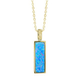 Maelis Opal Bar Pendant Pendant Island by Koa Nani Gold Vermeil 