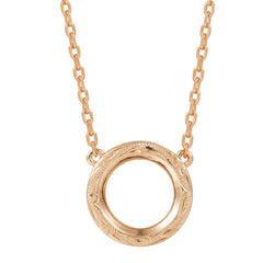 Mahealani Circle Necklace Necklace Island by Koa Nani Rose Gold Vermeil 