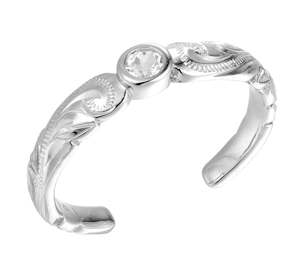 Marcella Gem Toe Ring Toe Ring Island by Koa Nani Sterling Silver 