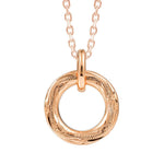 Maryjean Circle Pendant Pendant Island by Koa Nani Rose Gold Vermeil 