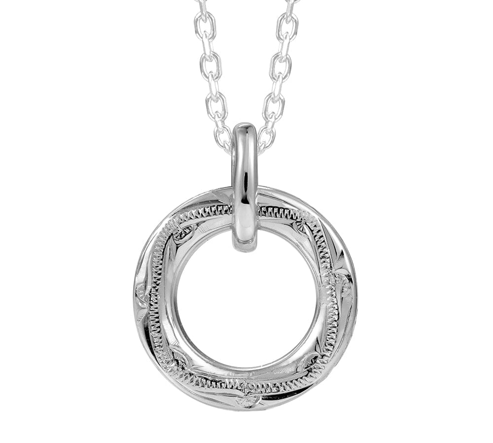 Maryjean Circle Pendant Pendant Island by Koa Nani Sterling Silver 