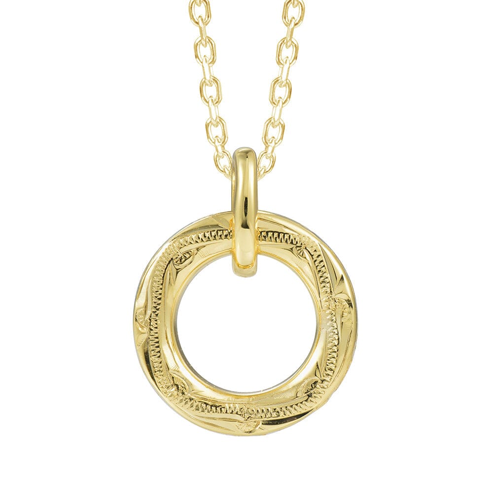 Maryjean Circle Pendant Pendant Island by Koa Nani Gold Vermeil 