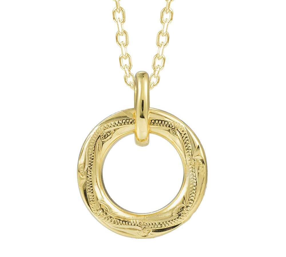 Maryjean Circle Pendant Pendant Island by Koa Nani Gold Vermeil 