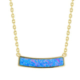 Milani Opal Bar Necklace Necklace Island by Koa Nani Gold Vermeil Small 