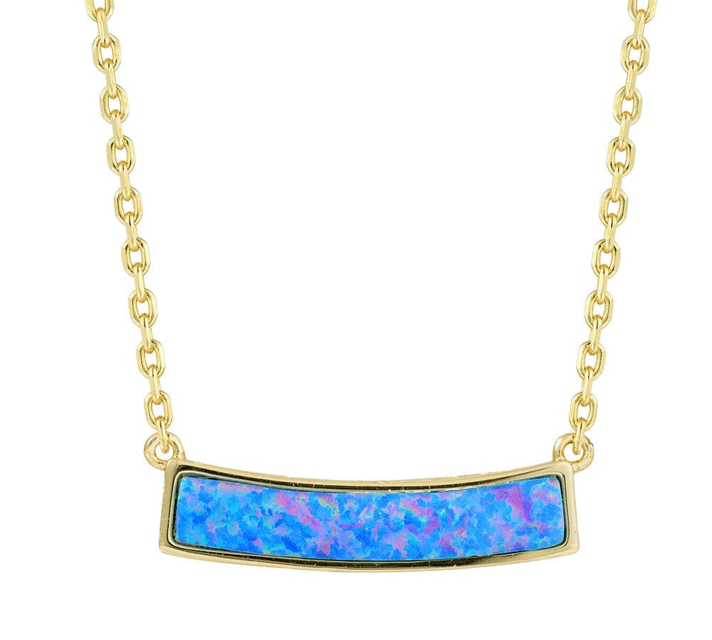 Milani Opal Bar Necklace Necklace Island by Koa Nani Gold Vermeil Small 