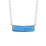 Milani Opal Bar Necklace Necklace Island by Koa Nani Sterling Silver Large 